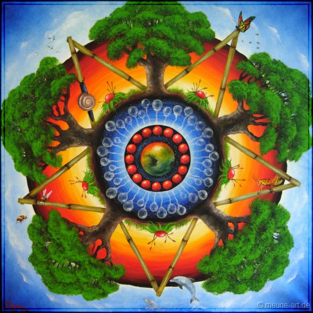 Power of Nature Acryl auf Leinwand;
70 x 70 cm